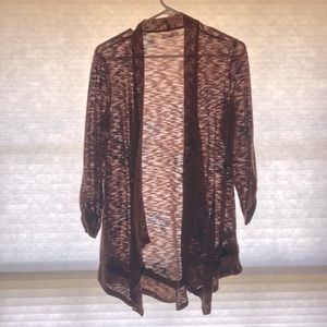 long light brown cardigan